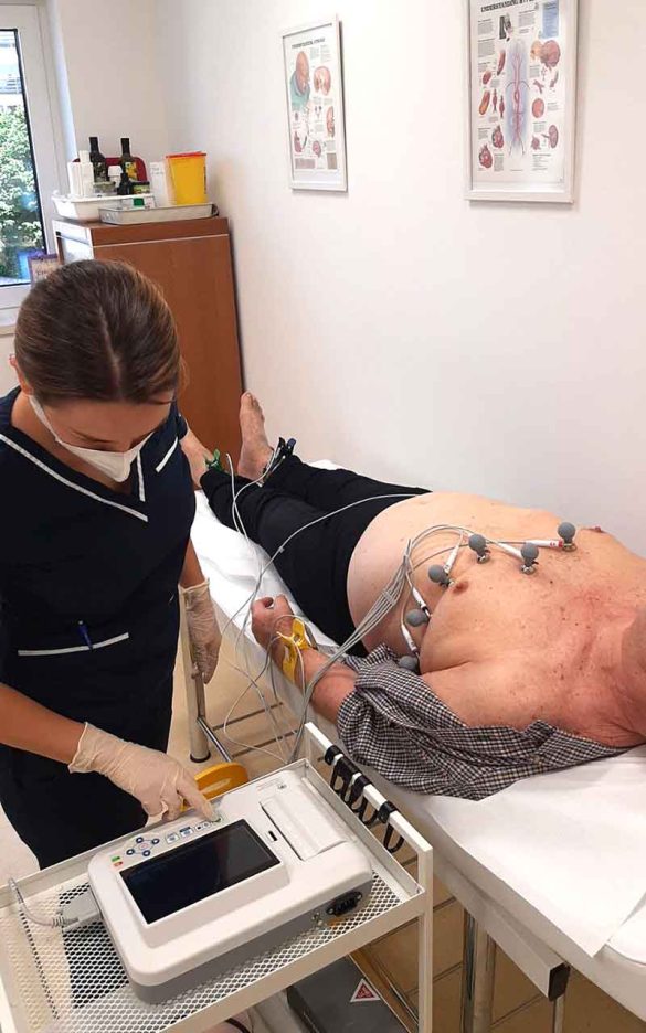 EKG snimanje u Domu Salvia