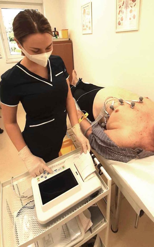 EKG snimanje u Domu Salvia
